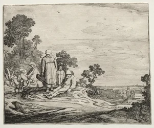 Krajina s rolníky, 1626.