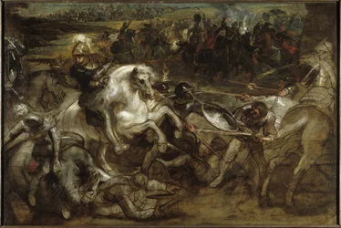 Jindřich IV v bitvě u Ivry, 1628-1630.