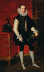 Portrét Alberta VII., rakouského arcivévody 1559-1621.