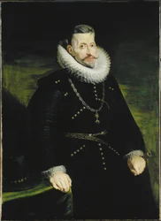 Portrét arcivévody Alberta Rakouska 1559-1621, guvernéra Španělského Nizozemska, 1616.
