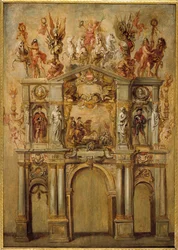 Ferdinandův oblouk, asi 1634.