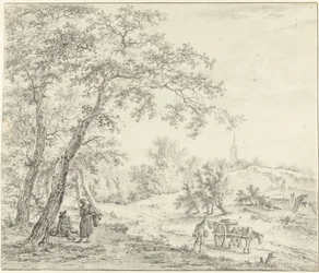 Krajina severního Holandska (Egmond směrem ke Castricum?)