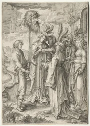 David s hlavou Goliáše, 1620-1630.