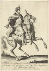 Jezdecký portrét polského krále Jana III. Sobieského