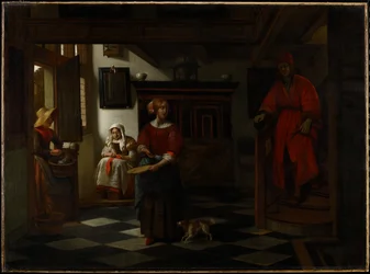 Prodavač chřestu, 1675-80