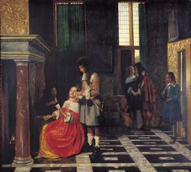 Hráči karet, kolem 1663-65