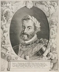 Portrét císaře Karla V., 1644.