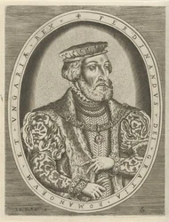 Portrét Ferdinanda I. Habsburského, německého císaře Portréty panovníků (název série)