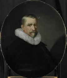 Portrét Cornelis Jansz Hartigsvelt, ředitel rotterdamské komory Nizozemské východoindické společnosti, zvolen v roce 1639