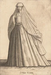 Římská vdova, ca. 1580.