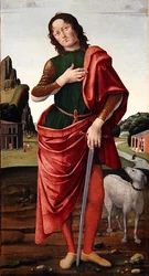 St. Julian the Hospitaller (olej na plátně)