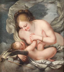 Venuše a Amor