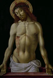 Kristus v Pietě, Perugino (1450 ca-1523), olej na dřevě, cm 525x365