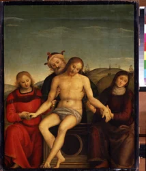 Soucit. Peinture de Pietro od Cristofora Vannucciho dit Le Perugin (Il Perugino