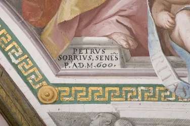 Podpis umělce, Korunování Panny Marie (detail z 3496331)