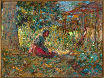 V zahradě, kolem roku 1891