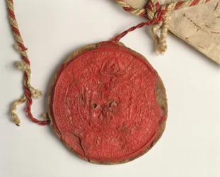 Pečeť polského krále Wladyslawa IV (1595-1648), kolem 1633 (vosk)