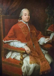 Portrét Pia VI. Braschiho, asi 1776 (olej na plátně)