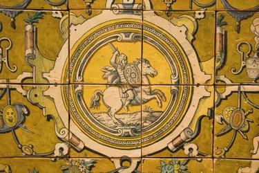 Arms of Teodosio II (1568-1630) vévoda z Braganzy (keramika)