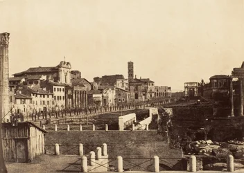 Fórum, Řím, 1853-56.