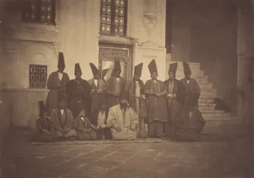 [V mešitě DameganThe Eunuchs], 50. léta 19. století.