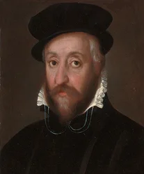 Portrét muže tradičně identifikovaného jako Herzog von Alba, Praha, kolem roku 1600