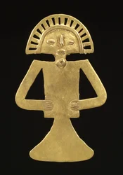 Figurální přívěsek, cca 700-1000 (zlato)