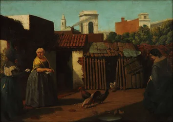 Terasa v Buenos Aires v roce 1850