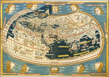 1482 Ulm Ptolemaios Mapa světa