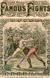 První bitva mezi Johnem Gullym a Bobem Gregsonem, 1807 koncem 19. nebo začátkem 20. století.