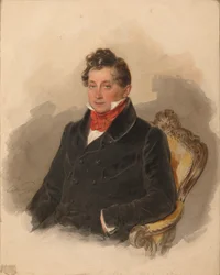 Portrét hraběte Matveje Jurijeviče Vilegorského 1794-1866, 40. léta 19. století