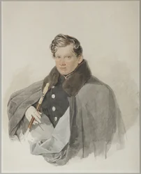 Portrét hraběte Sergeje Vasiljeviče Trubetskoye 1815-1859, 1835