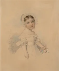 Portrét hraběnky Alexandry Alexandrovny Golitsyny 1823-1910, polovina 20. let 19. století