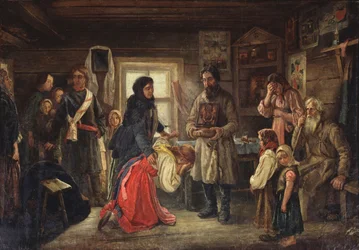 Před svatbou, 1900