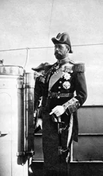 Princ z Walesu 1865-1936, budoucí král Jiří V., 1908.