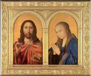 Diptych: Kristus a Panna, mezi 1500 a 1550