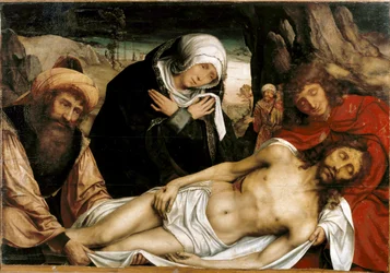 Obraz Pieta od Quentina Metsysa (1466-1530) Gaeta, Museo Diocesano
