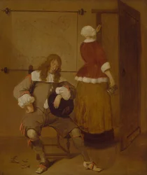 Unavený piják, asi 1640-69 (olej na desce)