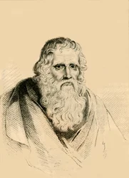 Thomas Parr, který zemřel ve věku 152 let, 1821