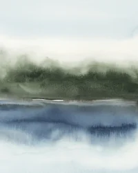 Klidná abstraktní krajina