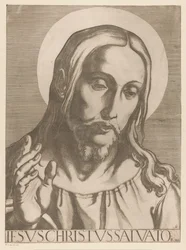 Kristus Jesus Christ Salvator Mudi (titul na předmětu) Christ, Mary en de twaalf apostelen (název série) The Sacred Apostolic College (název série)