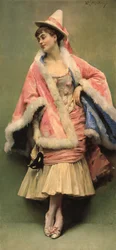 Pierrette (olej na plátně)