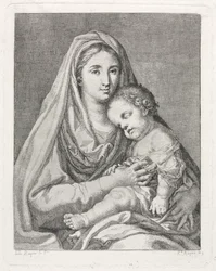 Madonna a dítě (po Francisco Bayeu y Subias)
