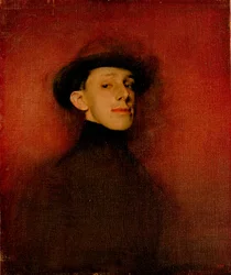 Portrét španělského krále Alfonse XIII. (studie)