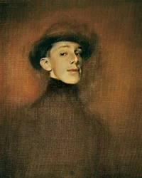 Portrét španělského krále Alfonse XIII. (studie)