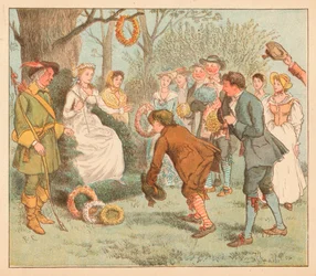...šli na altánek..., c1885, 1934.