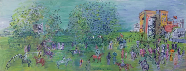 Ascot, asi 1930 (olej na plátně)
