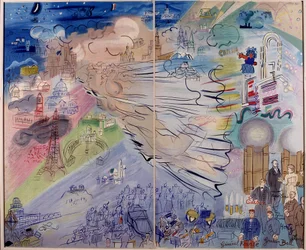 Obraz "La Fee Electricite", Raoul Dufy (1877-1953)