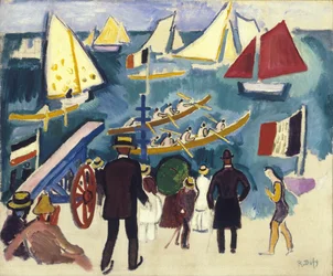 Regata, asi 1908-10 (olej na plátně)
