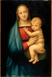 Madonna del Granduca - olej na dřevě, cca 1504